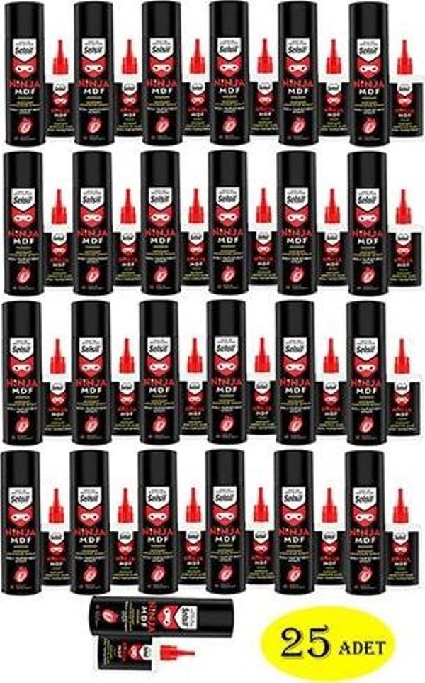Selsil Ninja Mdf Hızlı Yapıştırıcı 25 Adet 400 ml+100 gr (1 Koli) - Image 1