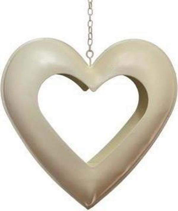 Decotown  Kalp Motifli Metal Mumluk Dekoratif Mum Tutucu Stand - Image 1