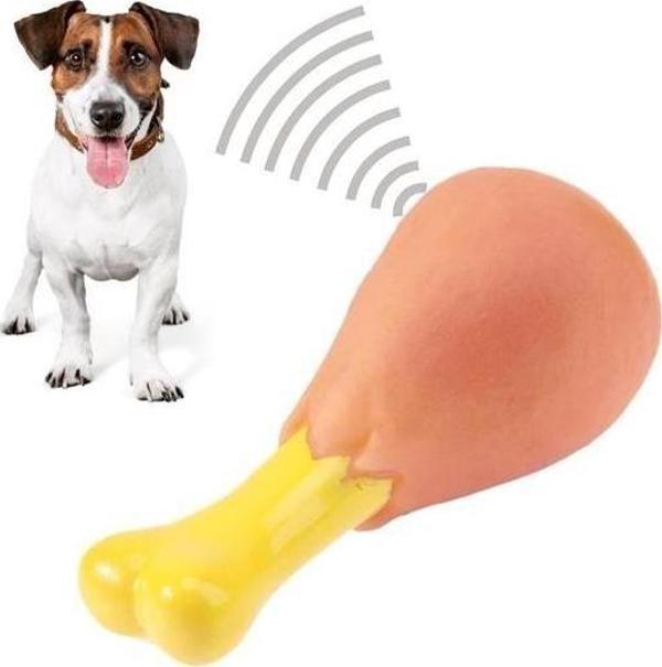 Köpekler İçin Oyuncak Tavuk Budu - Image 1