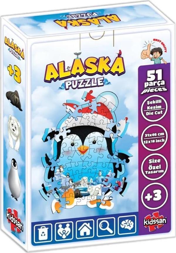 Kİdsan Alaska 51 Parça Puzzle - Image 1