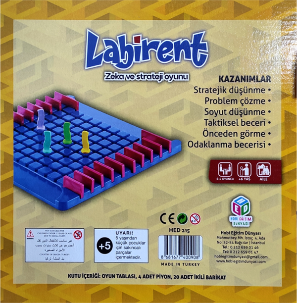 Hobi Eğitim Dünyası Labirent HED 215 - Image 1