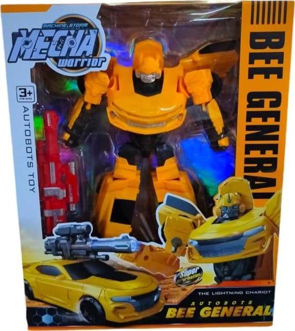 Toysan Büyük Sarı Bambılbi  Robota Dnüşen Araba 054 - Image 1