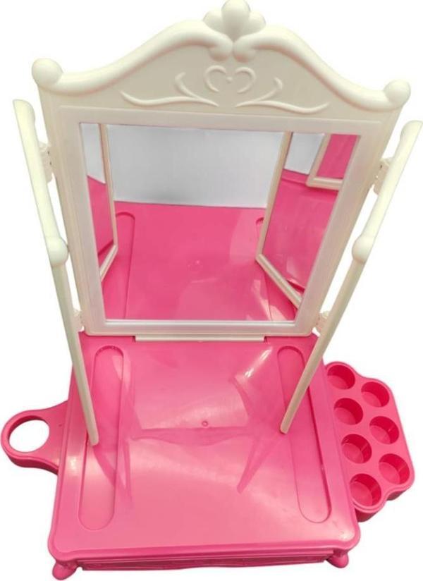 ZeyToys Elifin Led Işıklı Güzelllik Makyaj ve Masaı ZEY2044 - Image 1