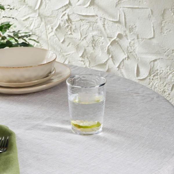 Karaca Akroma Transparent Su Bardağı 435 Ml Platin - Image 1
