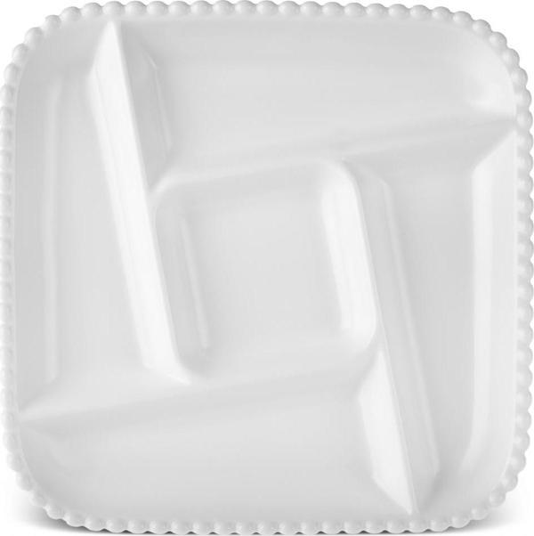 Karaca Carmen Perla 5 Bölmeli Kare Sunum Tabağı 27 Cm - Image 1