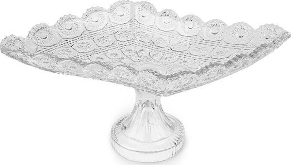 Karaca Türkan Kristal Cam Tatlı Sunum Tabağı 34,5 Cm - Image 1