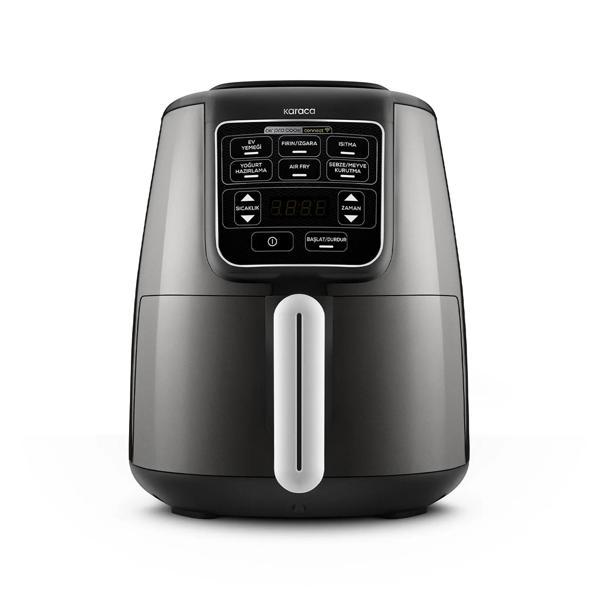 Karaca Connect Air Pro Cook XL 2 in 1 Uzaktan Erişimli Airfryer Shadow Grey 4L - Image 1