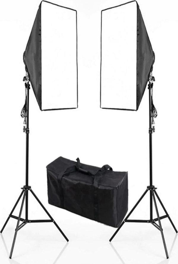 Soligor Softbox 50X70 Paraflaş Tek Duylu Sürekli Işık - Image 1