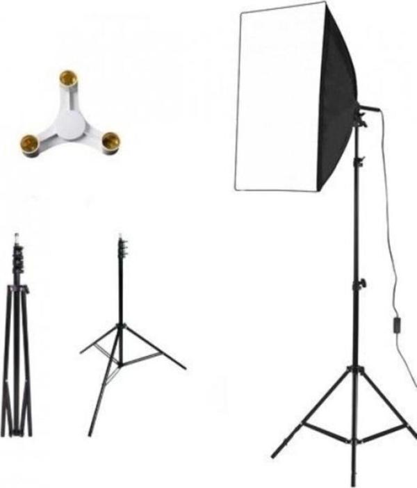Soligor 3 Duylu Youtuber Kit 50X70 Softbox Sürekli Video Işık - Image 1