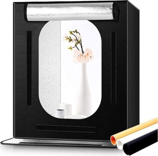 Soligor Ürün Çekim Çadırı Ledli Pro 78X78 Cm Katlanabilir - Image 1