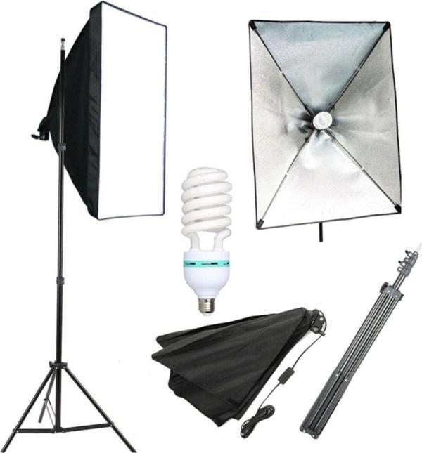 Soligor Youtube Softbox Sabit Işık 50X70Cm Lambalı - Image 1