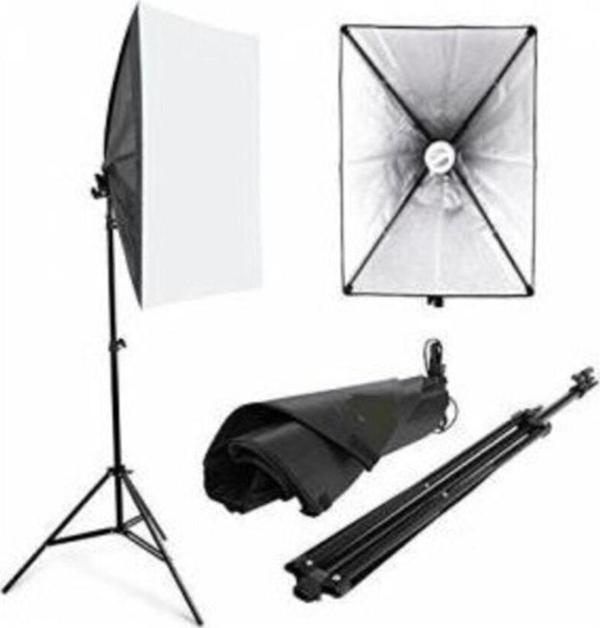 Soligor Youtuber Kit 50X70 Softbox Sürekli Video Işık - Image 1