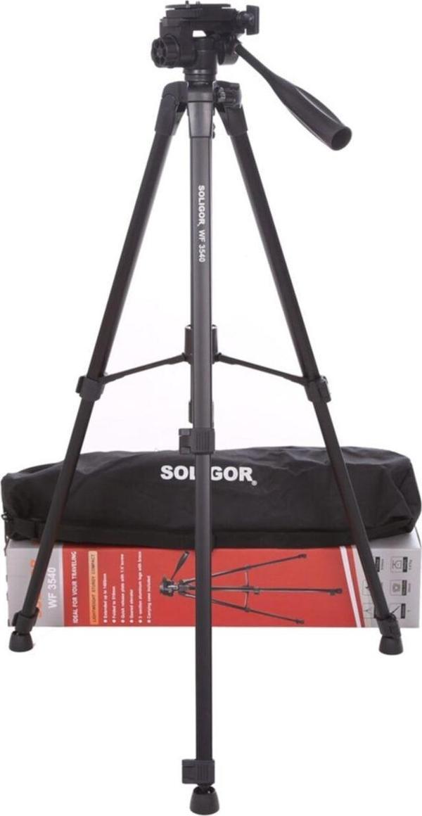 Weifeng Soligor 157Cm Pro Plus 3540 Tripod Canon Nikon Dslr Cep Telefonu - Image 1