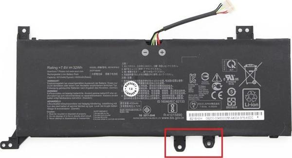 Asus D509, R515, X515, F412, X409, X412, X415 C21N1818 Notebook Bataryası - Ver.2 / RASL-158 - Image 1