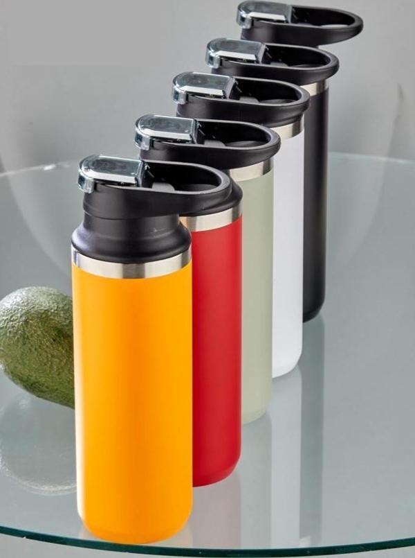 Cooker YK1036 Paslanmaz Çelik 500 ml Bardak Termos Sarı - Image 1
