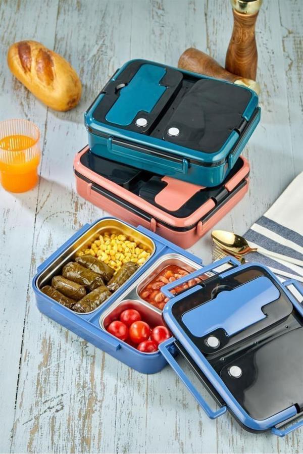 Cooker YK1392 Yeşil Bölmeli Beslenme Kutusu - Image 1