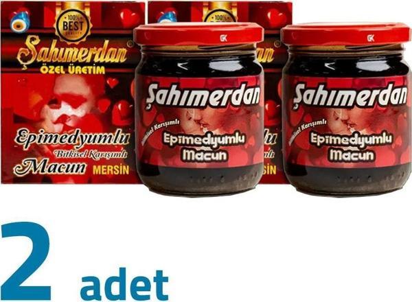 Şahımerdan Macun Özel Üretim Kırmızı Kapak Bitkisel Macunu 2X 240GR - Image 1