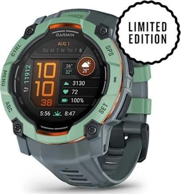 Garmin Instinct 3 – 50 mm AMOLED Neotropik / Twilight - Image 1