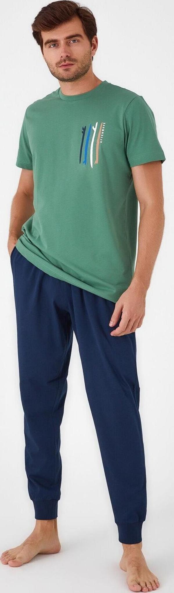 Roly Poly 3019 Afterwave Erkek Kısa Kol Pijama Takım - Image 1