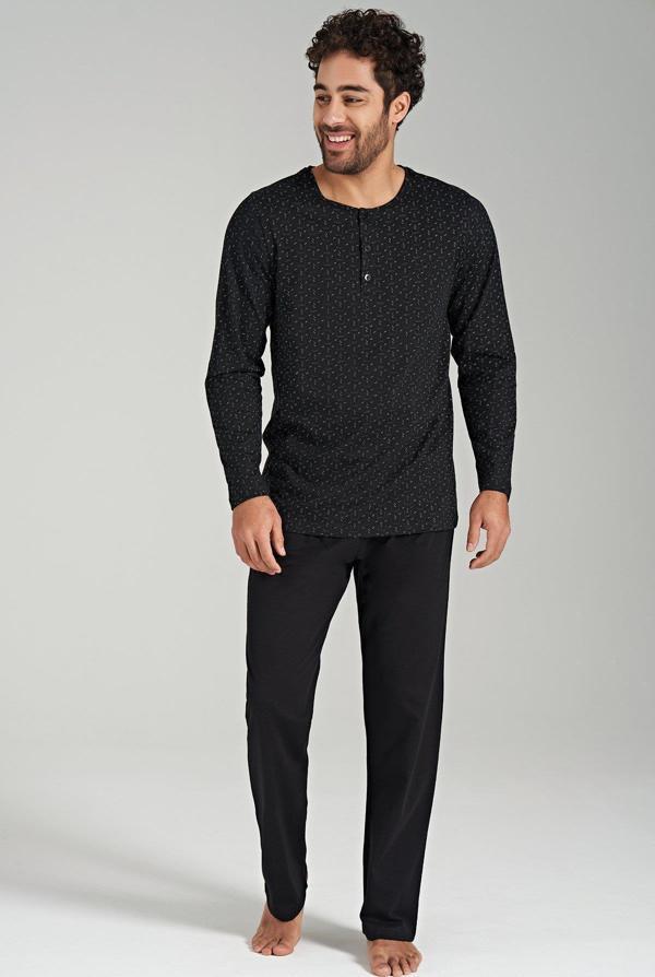 Pijadore 1687 Erkek Uzun Kollu Pijama Takımı - Image 1