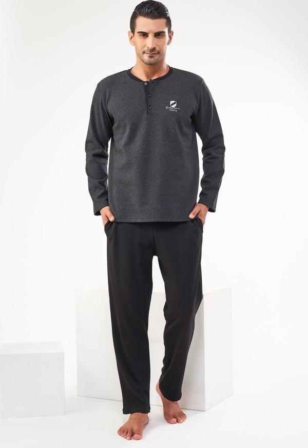 Pjs 22609 Erkek Uzun Kol Pijama Takımı - Image 1