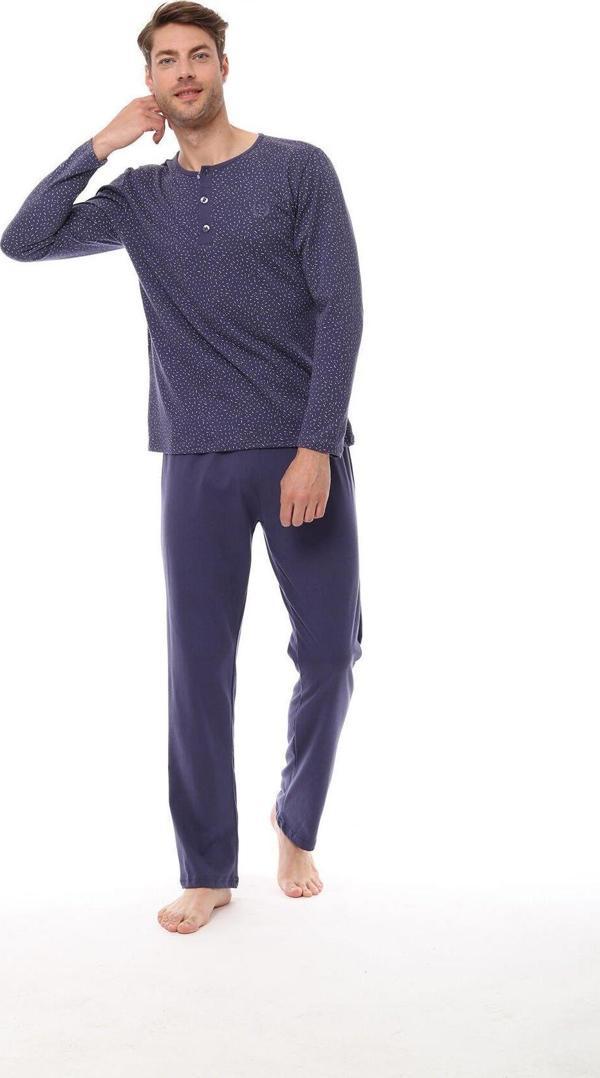 Pijadore 1523 Erkek Uzun Kollu Pijama Takım - Image 1
