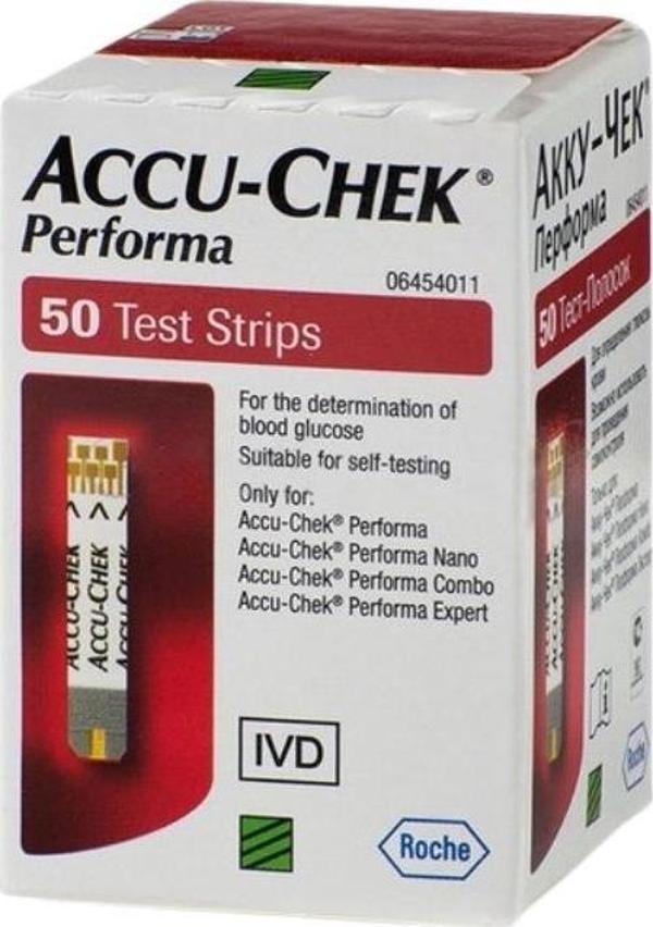 ACCU-CHEK PERFORMA STRİP 50 STRİP - Image 1
