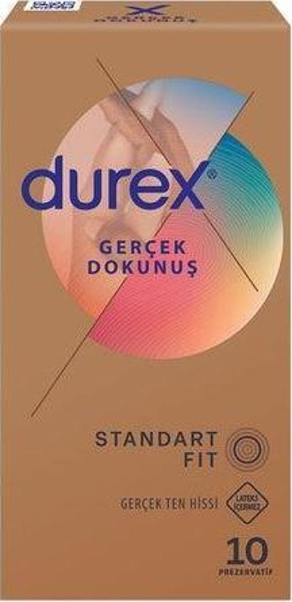 Durex Gerçek Dokunuş Prezervatif 10 lu - Image 1