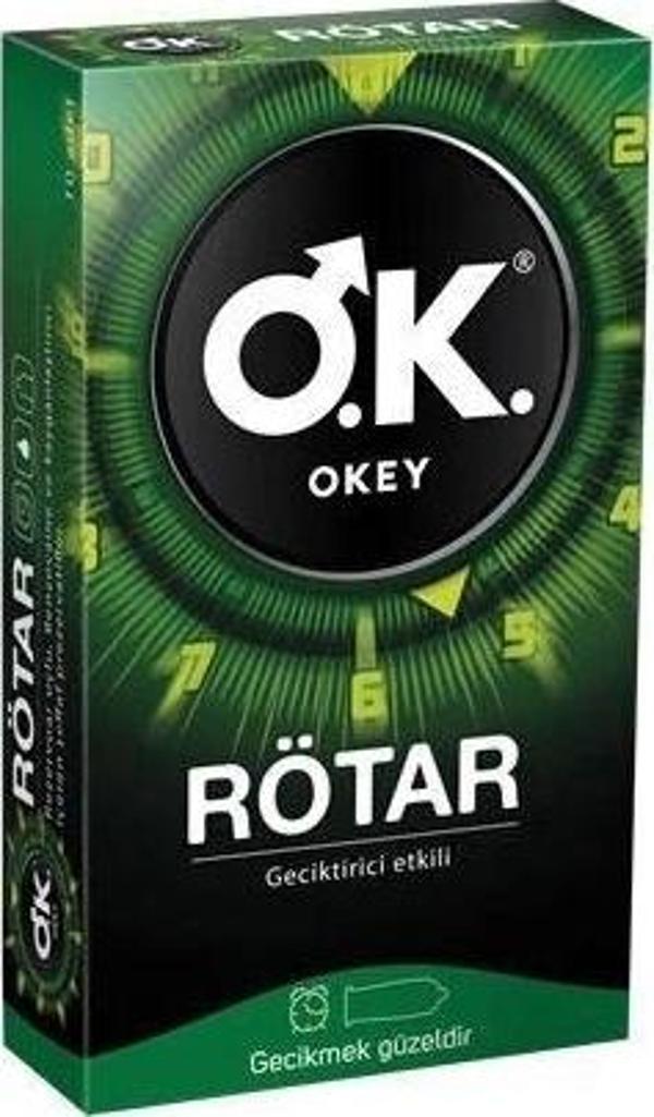 Okey Rötar Prezervatif 10 adet - Image 1
