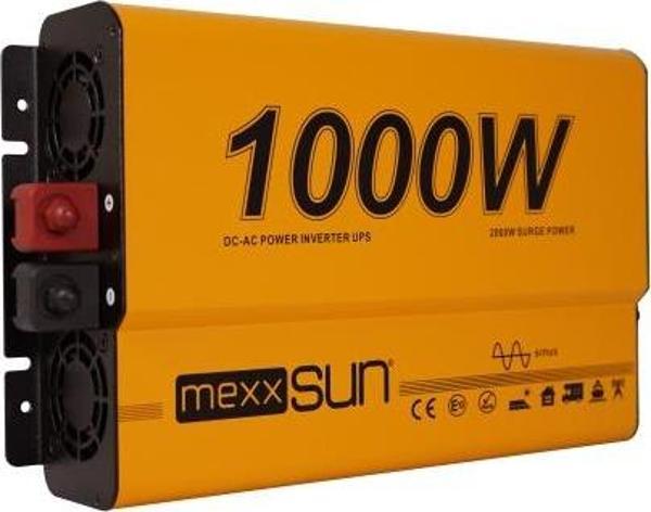 Mexxsun 12V 1000W Tam Sinüs UPS (Remote Ekran) İnverter - Image 1