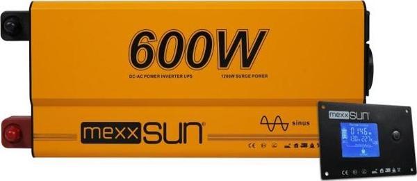 Mexxsun 12V 600W Tam Sinüs UPS (Remote Ekran) İnverter - Image 1