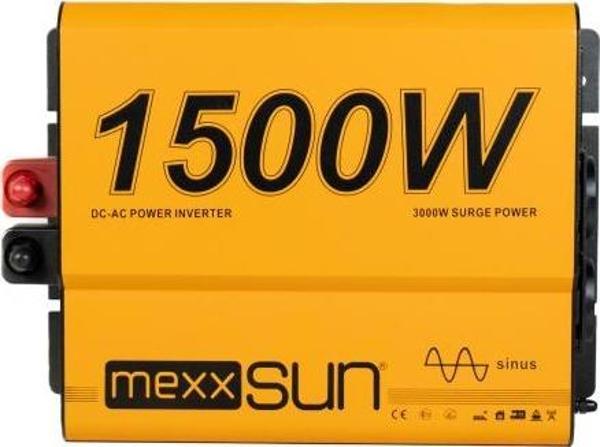 Mexxsun 12V Volt-1500W Watt Tam Sinüs İnverter (220V Çevirici) - Image 1