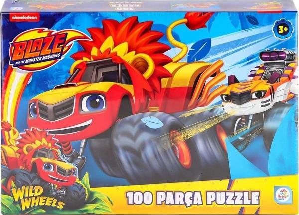 BL0048 Blaze Monster Machines 100 Parça Puzzle -Laçokids - Image 1
