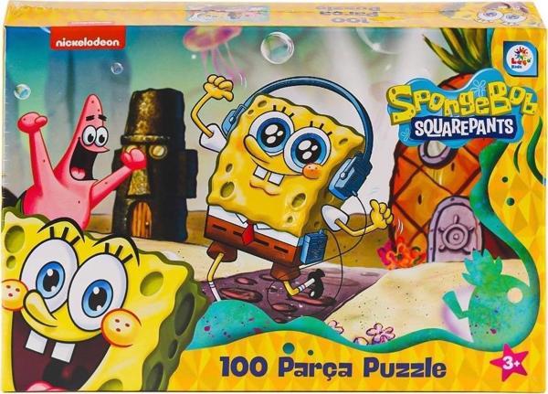SB0049 Spongebob 100 Parça Puzzle -Laçokids - Image 1