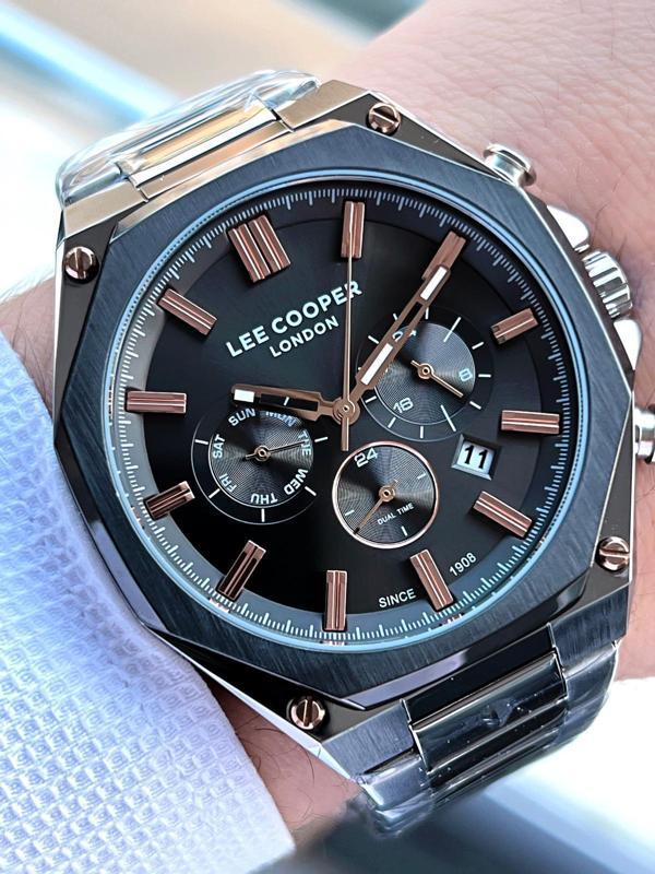 Lee Cooper Çelik Kordon İç Fonksiyonları Aktif 5 Atm Suya Dayanıklı Erkek Kol Saati ELC07319.360 - Image 1