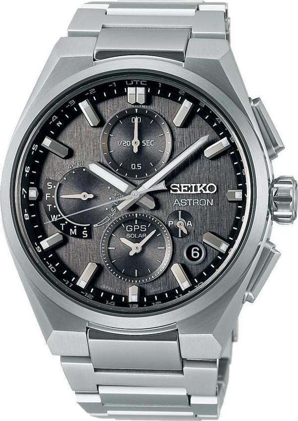 Seiko Astron GPS Solar 5X Dual-Time SSH163J1 Erkek Kol Saati - Image 1