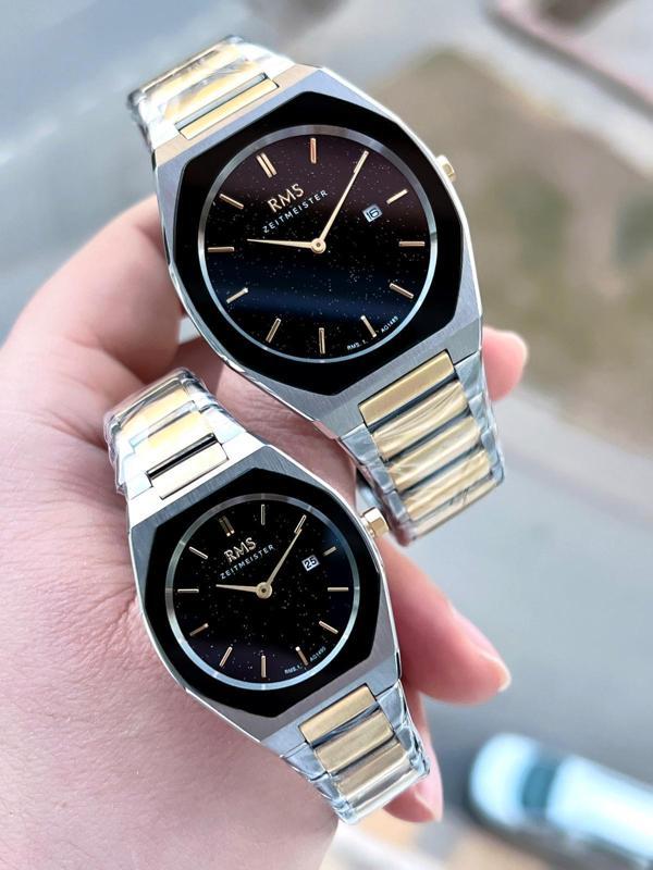 Romanson Zeıtmeıster Model Çiftlere Özel Seri 50 Mt Suya Dayanıklı Bay-Bayan Kol Saat Seti AG1489.C2 - Image 1