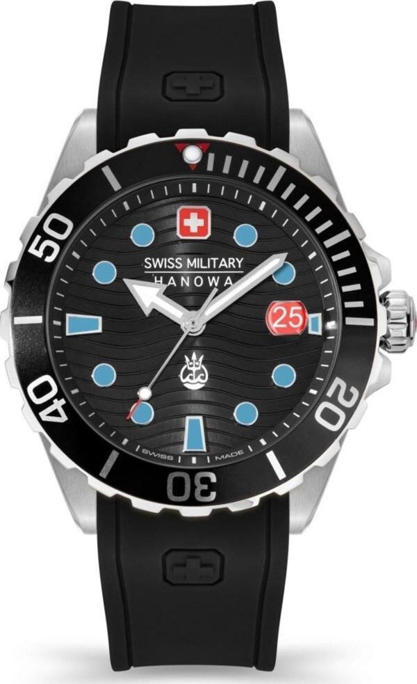 Swiss Military Çelik Kasa Silikon Kordon Kararma Renk Atma Yapmaz Erkek Kol Saati Smwgn2200303 - Image 1