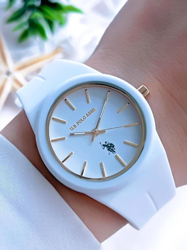 U.S.POLO ASSN Silikon Kordon 3 Atm Suya Dayanıklı Spor Kadın Kol Saati U.SPA.2101.B4 - Image 1