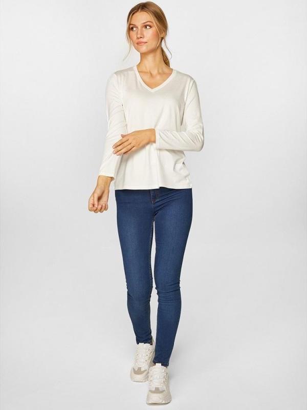 Faik Sönmez Kadın Uzun Kol T-shirt B00012 - Image 1