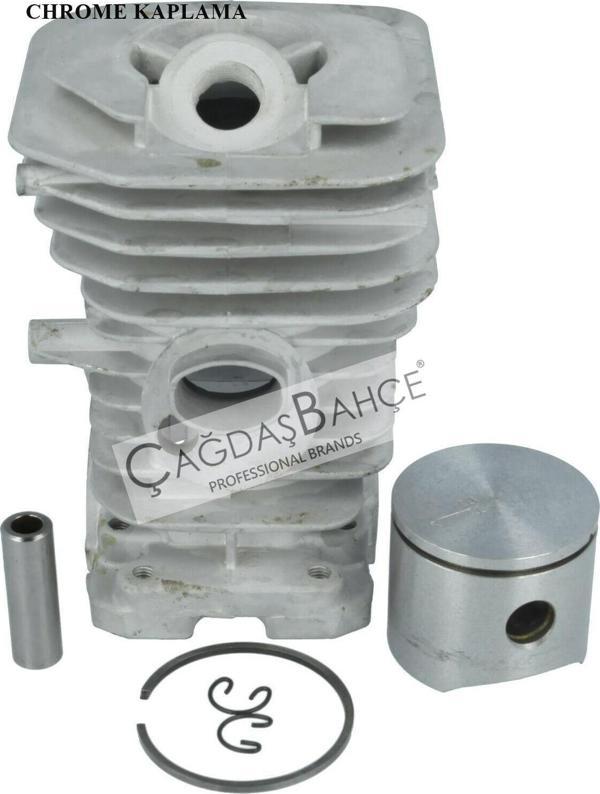 Husqvarna 141 / 142 Testere Chrome Silindir Piston Seti 40 Mm - Image 1