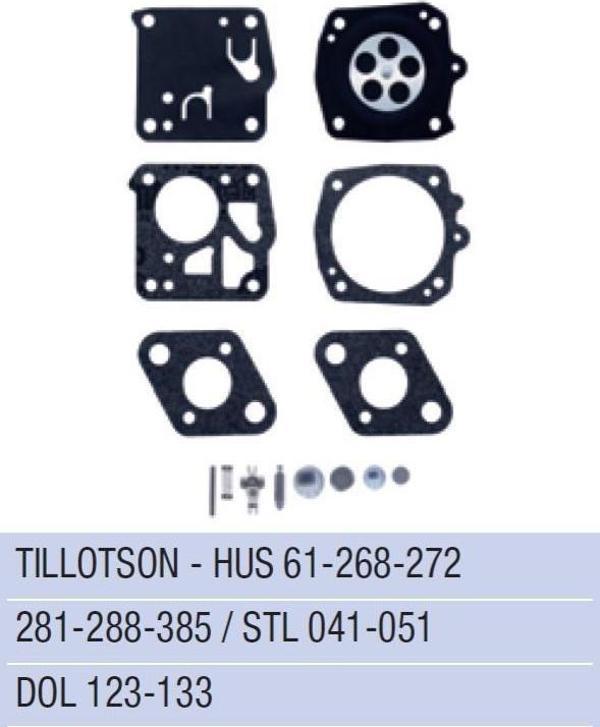 Husqvarna 61 / 268 / 272 / 281 /288 /385 Karbüratör Diyafram - Image 1