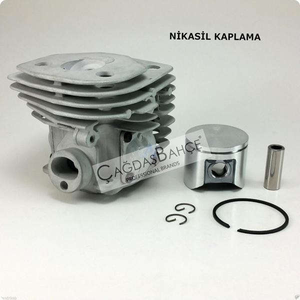 Husqvarna 359 Testere Nikasil Silindir Piston Seti 47 Mm - Image 1