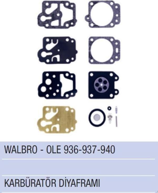 Oleo-Mac 936 / 937 / 940 Karbüratör Diyafram - Tamir Takımı - Walbro - Image 1