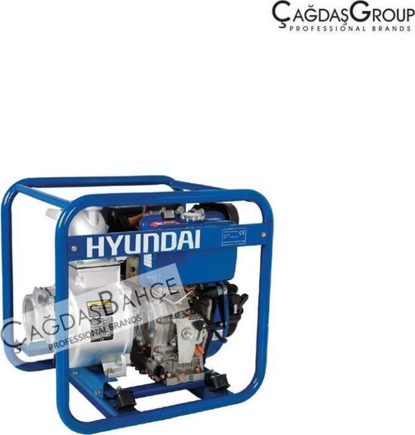 HYUNDAI DHY100E 4INCH MARŞLI DİZEL SU MOTORU - Image 1
