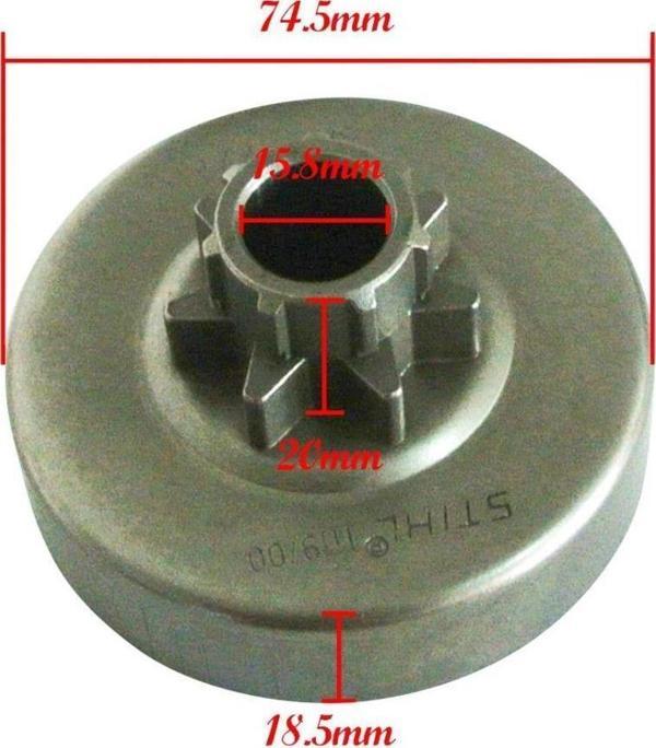 Stihl Ms380 / Ms381 Rimli Zincir Dişlisi - Image 1