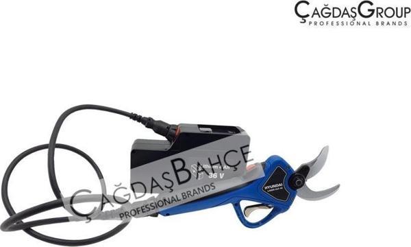 HYUNDAİ LASER CUT-4X AKÜLÜ ŞARJLI BUDAMA MAKASI SENSÖRLÜ 40 mm - Image 1
