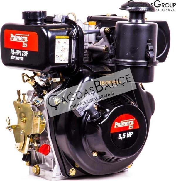 PALMERA PA-HP173F DİZEL TEK MOTOR KAMALI DÜZ 5.5 HP - Image 1
