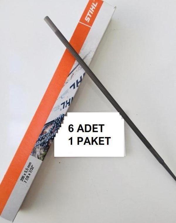 Stihl 3/16 Motorlu Testere Eğesi 4.8 mm 6 Adet - Orta Eğe - Image 1