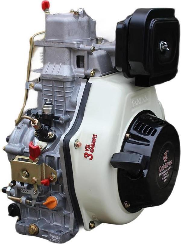 GoldMoto GM186FAE-G1A Dizel Motor 10 Hp Marşlı Konik Uzun Krank - Image 1